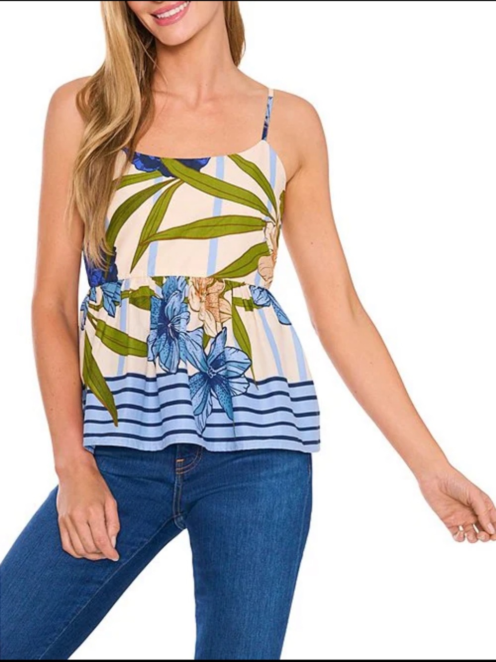 CeCe peplum tank
